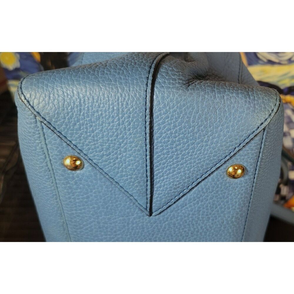 MCM - Large Pebbled Leather Shoulder Bag - Picture 6 of 14